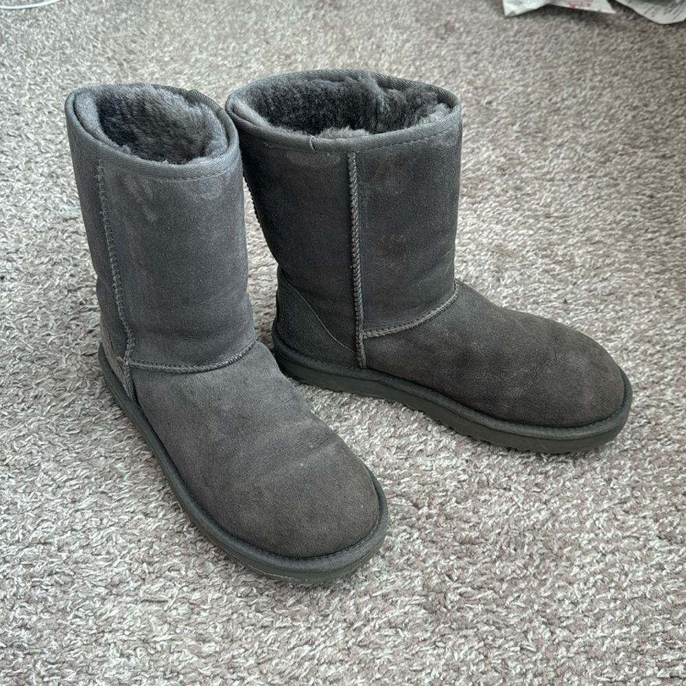 Gray Ugg Classic Short